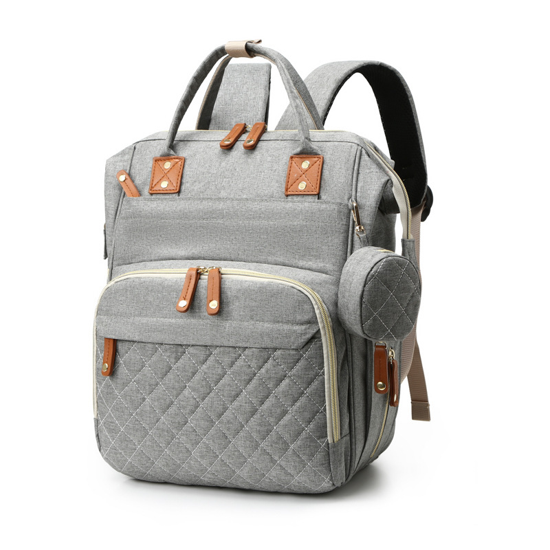Large-capacity diaper bag, multi-functional portable baby storage backpack, multi-compartment maternity bag, new autumn style. - Image 5