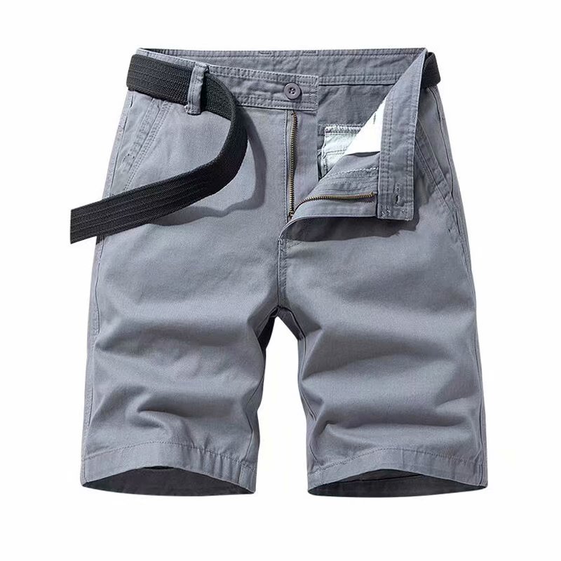 Wholesale summer trend men's five-point pants men's workwear casual shorts color washed beach pants 5 - Image 8
