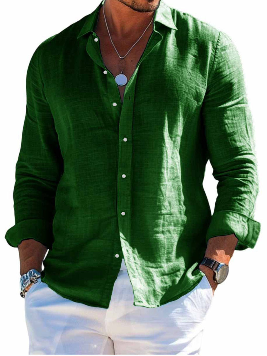 Hawaiian 3D Print Shirt, Amazon Independent Store Bestseller, Lapel Beach Long-Sleeve Shirt - Image 25