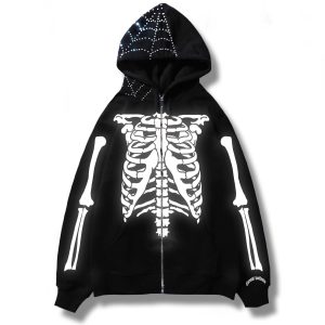 2023 Butterfly Skull Sweatshirt Hoodie