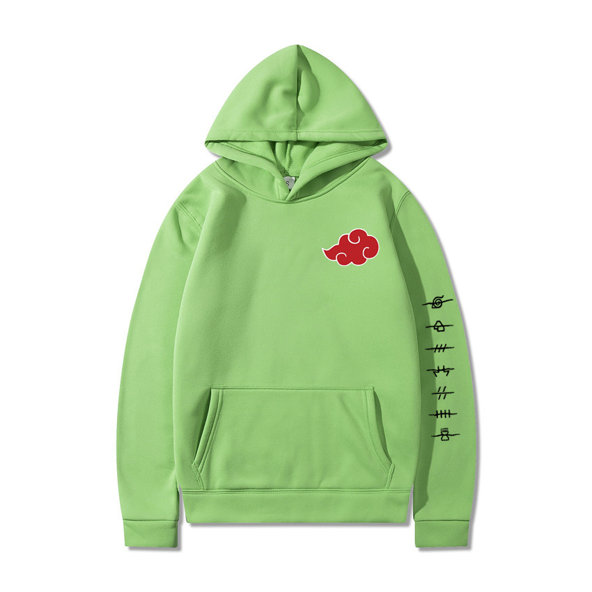 2021 European and American tide autumn and winter Japanese anime Naruto hooded sweater suit men and women couples - Image 8