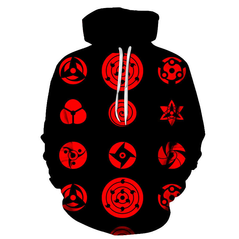 Naruto Digital 3D Printing Adult Hoodies Pullover Sweatshirt - Image 5
