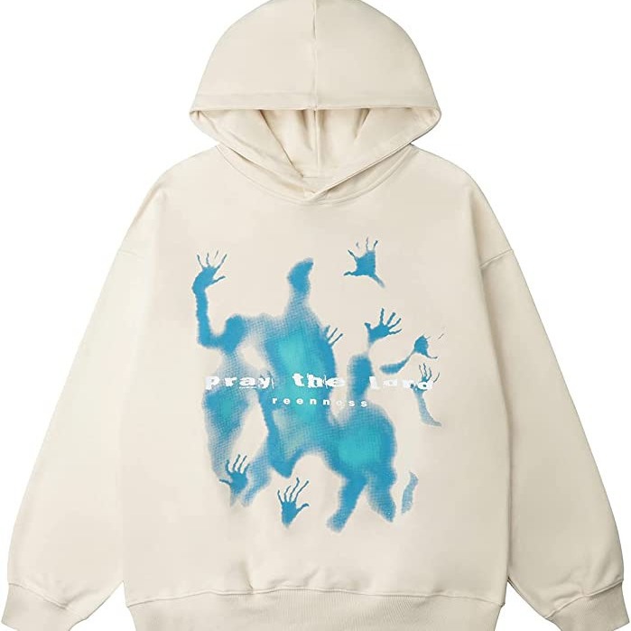 European and American street loose couple jacket men 2023 autumn cross-border foreign trade leisure trend ins hooded sweatshirt