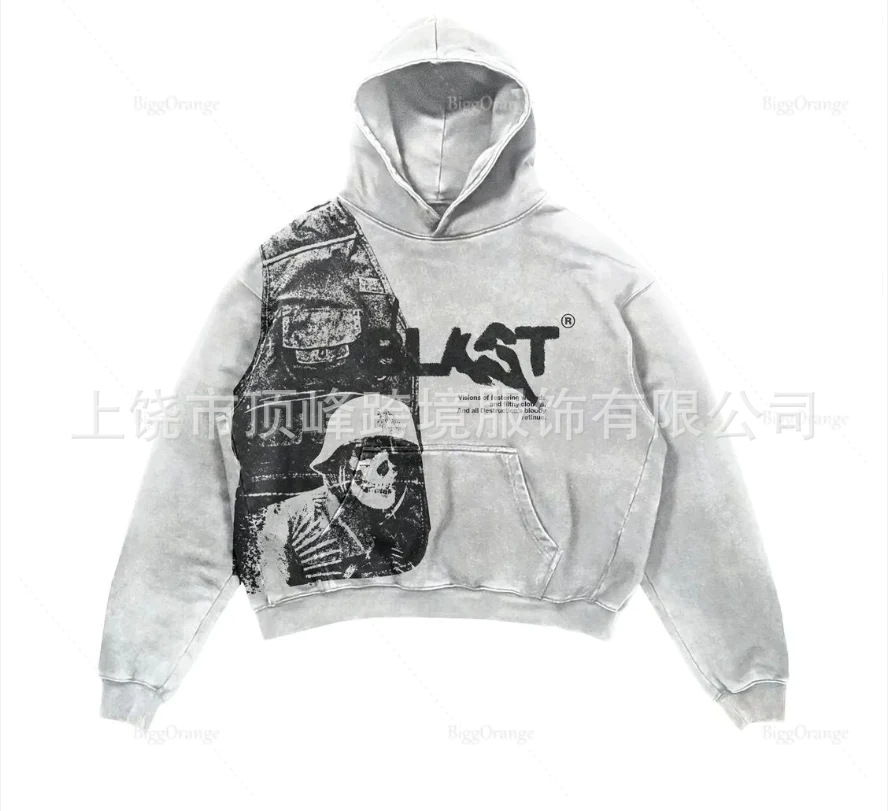 European and American foreign trade cross-border 2023 autumn and winter new European and American cross-border animal landscape print raglan long sleeves - Image 9