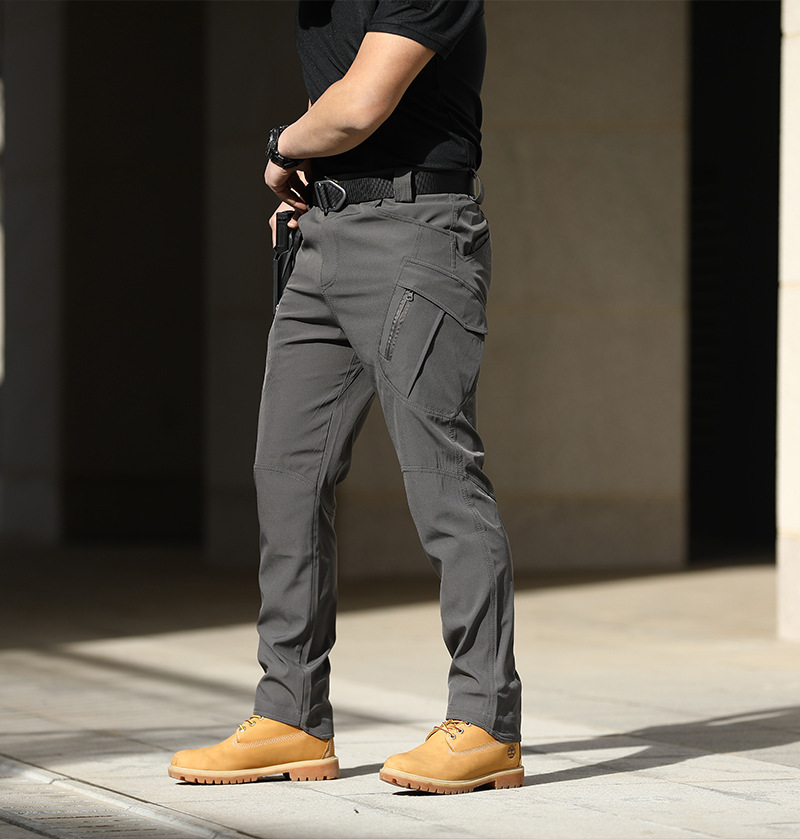 IX7 Tactical Pants Special Forces Training Pants Spring and Autumn Outdoor Elastic Work Pants Loose Soft Shell Charge Pants Waterproof IX9 - Image 11
