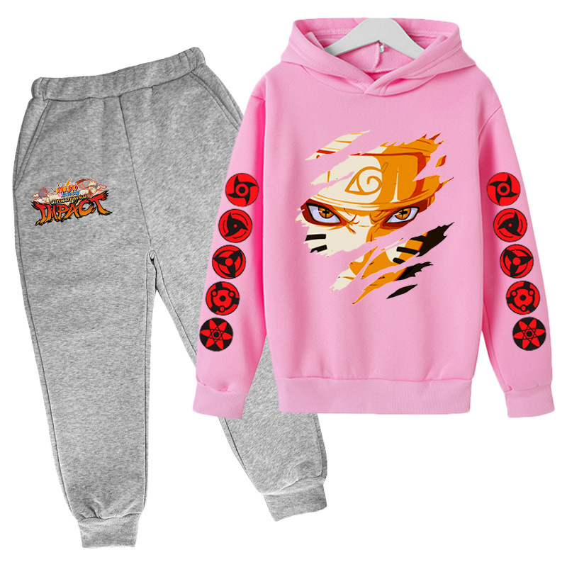 Naruto Printed - Children's Hoodie Sets -suit - Image 4