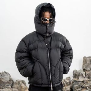 Zongchi Clothing Club American high street functional style niche design hooded warm cotton jacket thick casual cotton jacket