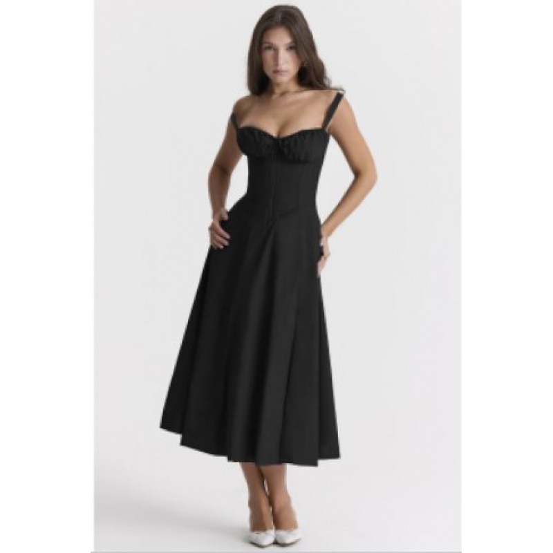Women's Solid-Color Suspender Dress - Image 8