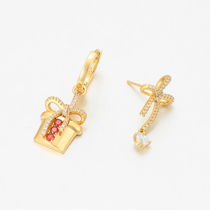 Xuping Fashionable Design Bow Earrings Necklace Jewelry Set - Luxury European and American Cross-border Jewelry - Image 5