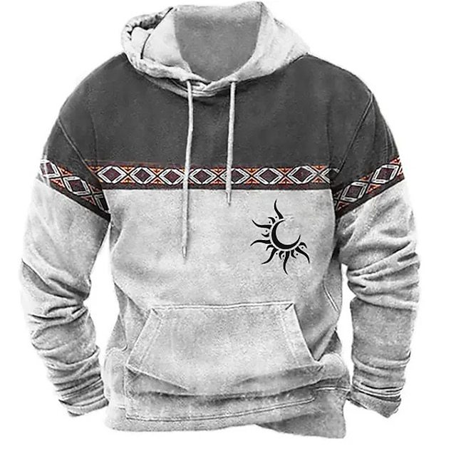 2023 new autumn European and American style sweatshirt retro 3D digital printing men's street trend hoodie top - Image 20