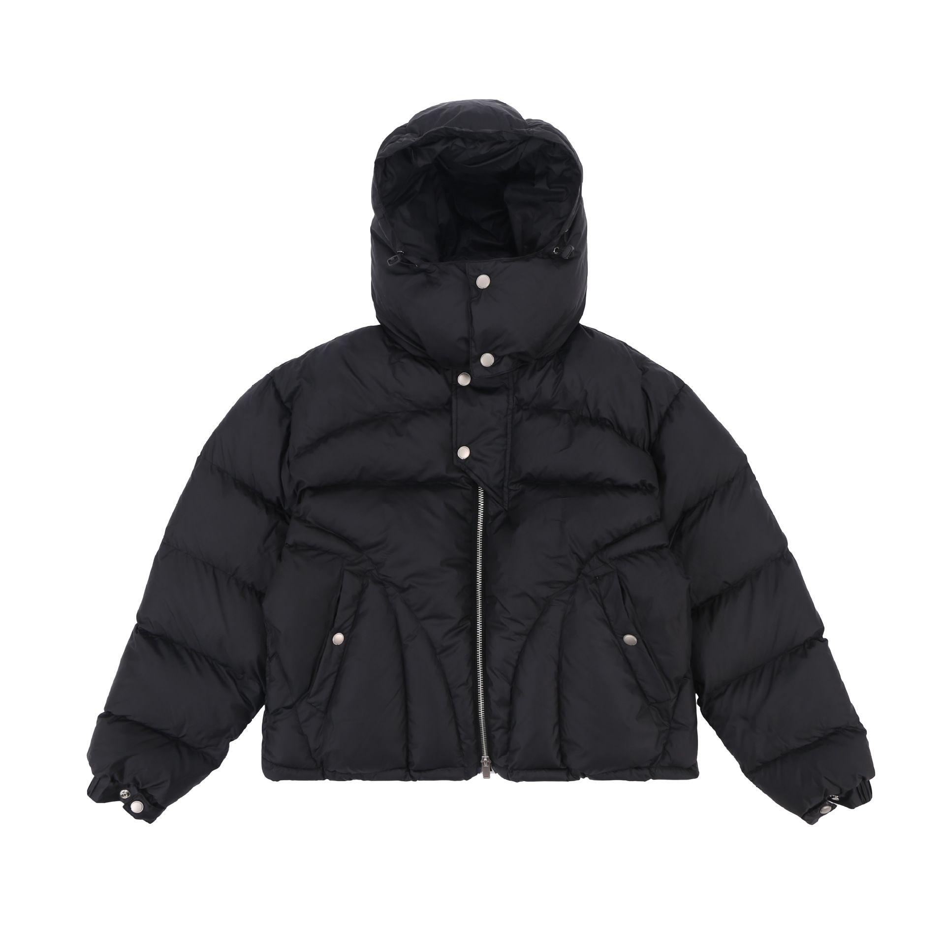 Zongchi Clothing Club American high street functional style niche design hooded warm cotton jacket thick casual cotton jacket - Image 4