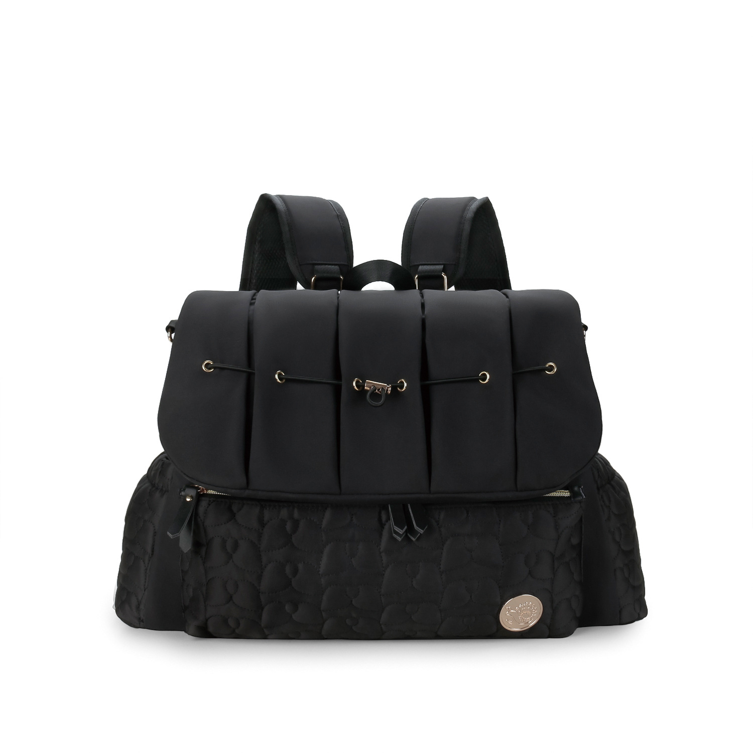 2023 waterproof quilted embroidered mommy bag single shoulder double shoulder multifunctional mommy bag with detachable straps large capacity for mother and baby travel - Image 8