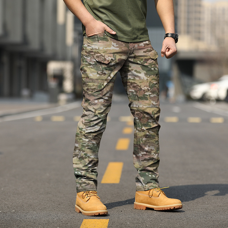 Spring and Autumn Archon X7 Tactical Trousers Men's Slim Camouflage Military Pants Outdoor Overalls Straight Training Pants - Image 8