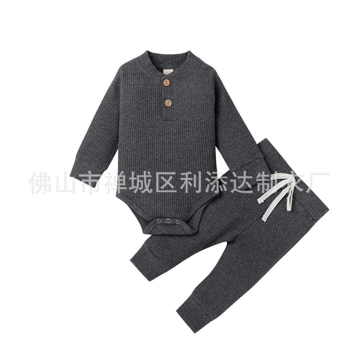 2020 Amazon hot-selling pit strip solid color suit - Image 6