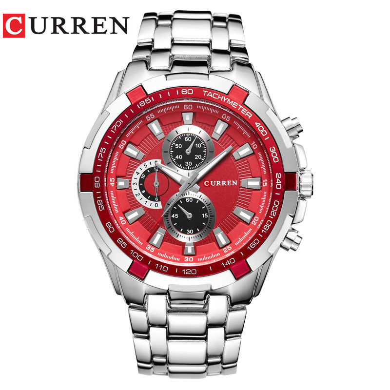 CURREN/Karen 8023 Fashion Large Dial Casual Business Watch Men's Quartz Watch Waterproof Watch - Image 7