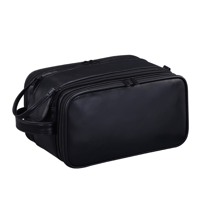 Cross-border, three-opening, multi-purpose business travel toiletry bag, high-end, large-capacity, multi-functional travel portable cosmetic bag/storage bag. - Image 6