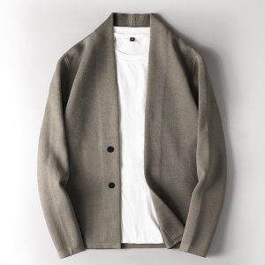 Men's V-Neck Knit Cardigan