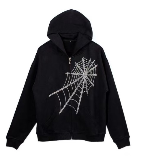 2021 European and American new hoodie sweatshirt women's loose street sports zipper cardigan y2k jacket women - Image 19