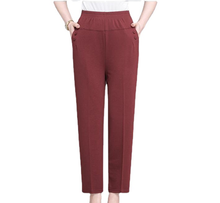 2022 Factory direct sales of middle-aged and elderly women's trousers with small feet that mothers like grandma like, wholesale street stalls, summer models - Image 5