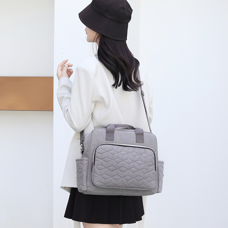 Mommy bag cross-border leisure tote ladies handbags out commuting baby large capacity mother and baby bag ladies messenger bag - Image 4
