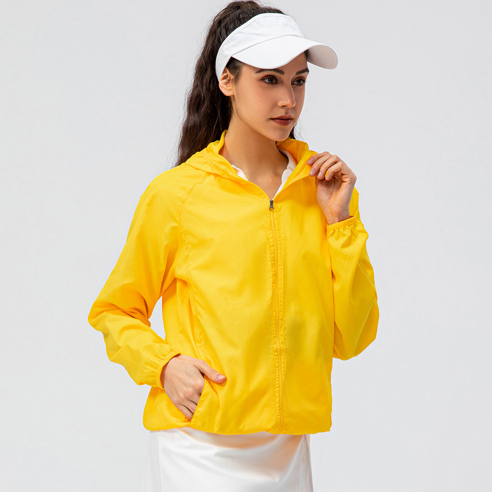 Women's outdoor sports skin windbreaker waterproof windproof lightweight breathable quick-drying cycling long-sleeved jacket D15007 - Image 8