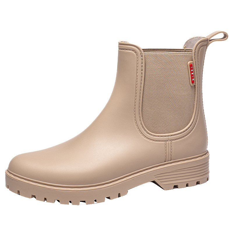 Cross-border rain boots women's waterproof rain boots women's outdoor new water shoes Japanese waterproof wear-resistant water shoes thick-soled rubber shoes women - Image 8