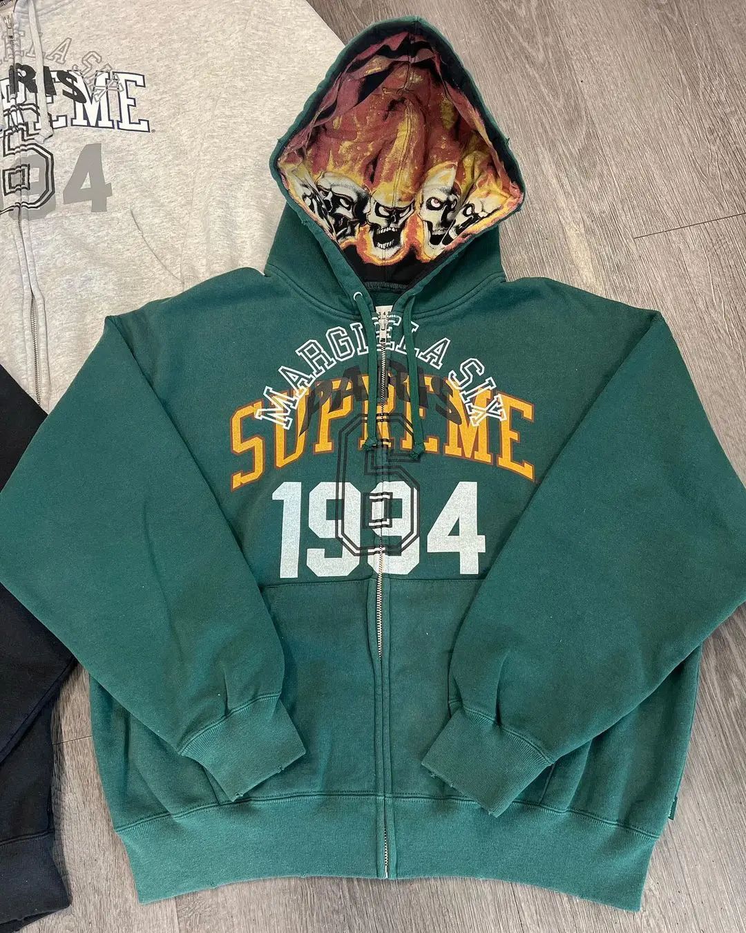 2024 New Style Zipper Cardigan, Cross-border 1994 English Print, Trendy Boy Hoodie Wholesale - Image 6