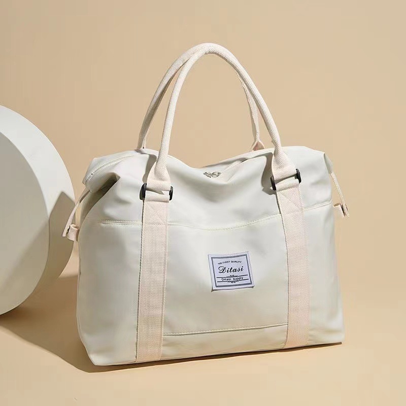 Large capacity travel bag for women, tote bag, travel bag, clothing storage bag; men's carry-on bag, short-distance maternity bag. - Image 7
