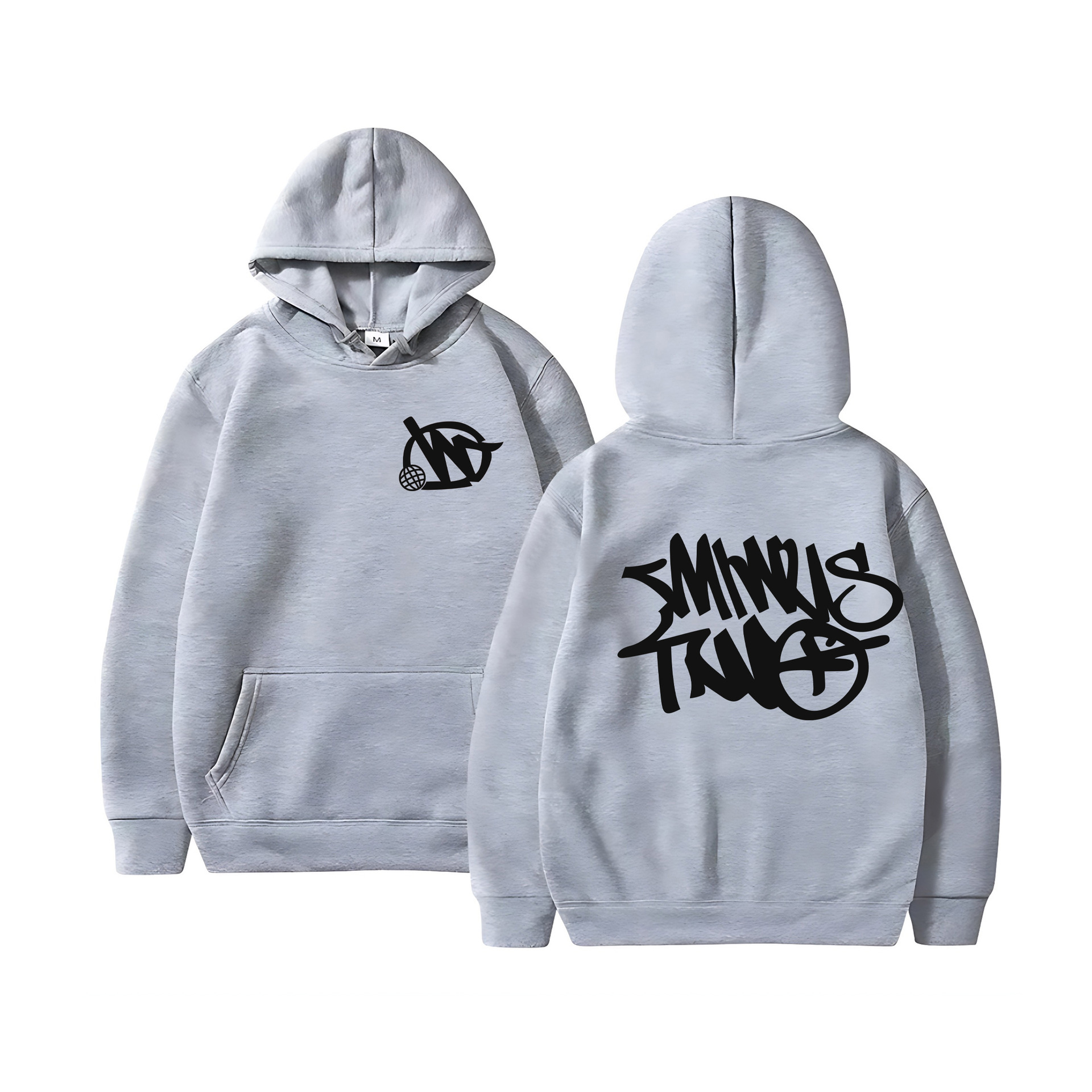 2023 Autumn and Winter Men's Printed Jacket Men's Hoodie Fashionable Sweater Student Youth All-match Warm Sweater - Image 8