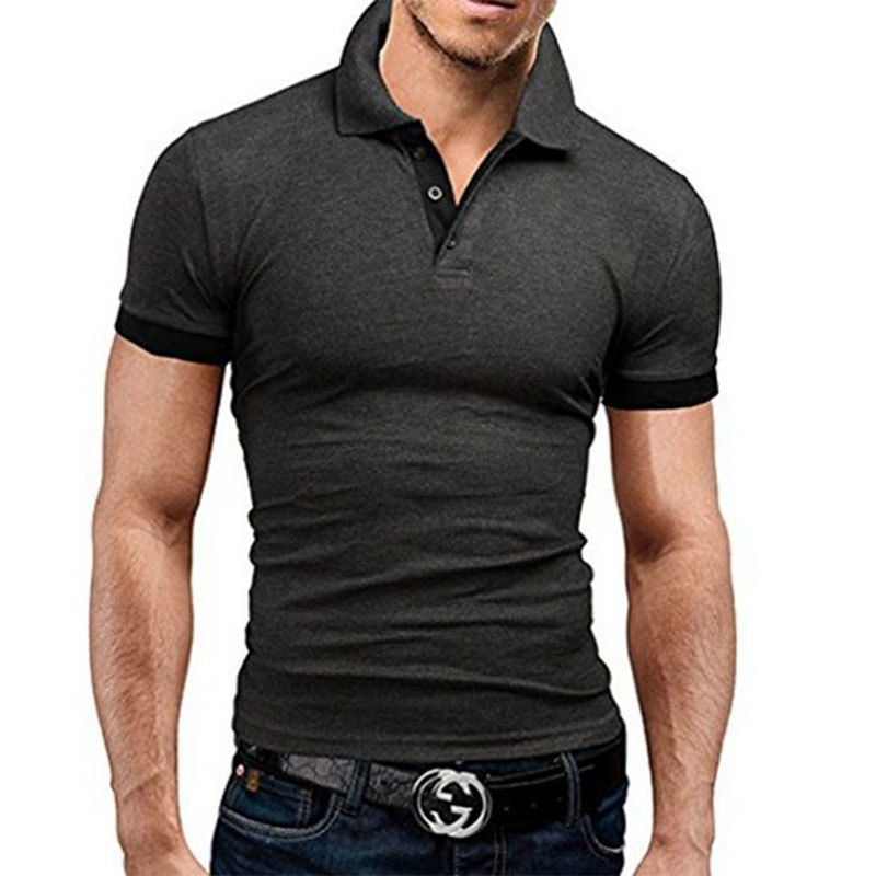 New listing summer t-shirt Paul men's short-sleeved top popular fashion polo shirt - Image 7