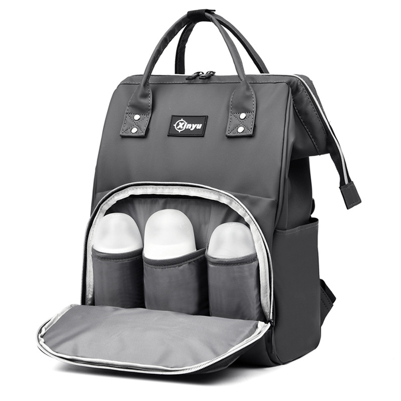 Mommy bag waterproof simple ladies backpack can hang baby stroller when going out multifunctional mother and baby bag gift list - Image 2
