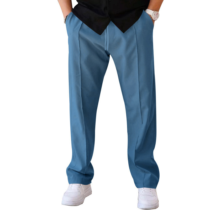 2025 new cross-border trousers men's spring and summer loose straight sports casual trousers American oversize trousers - Image 11