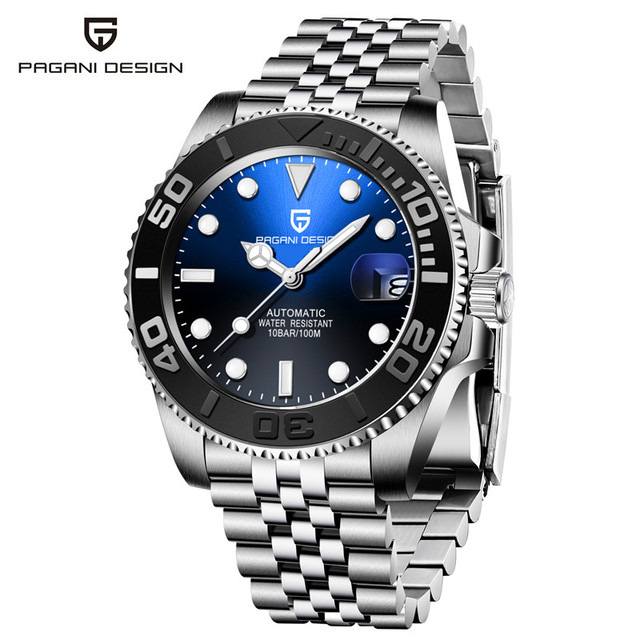 PAGANI DESIGN Bojiani fully automatic mechanical men's watch luminous waterproof men's fashion watch 1651 - Image 7