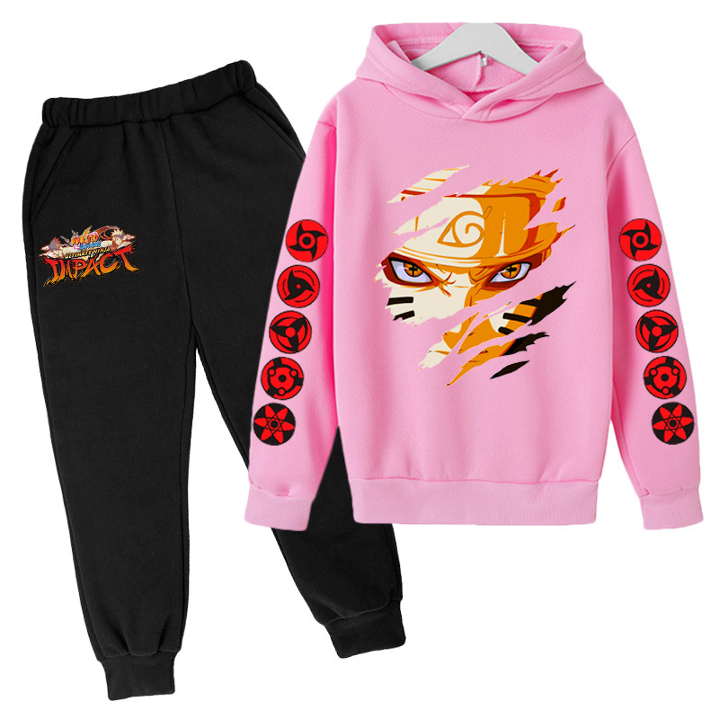 Naruto Printed - Children's Hoodie Sets -suit - Image 9