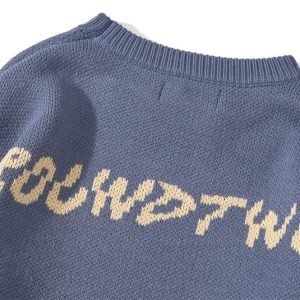 AliExpress foreign trade 2021 autumn and winter European and American style women's headgear butterfly pattern jacquard sweater warm sweater