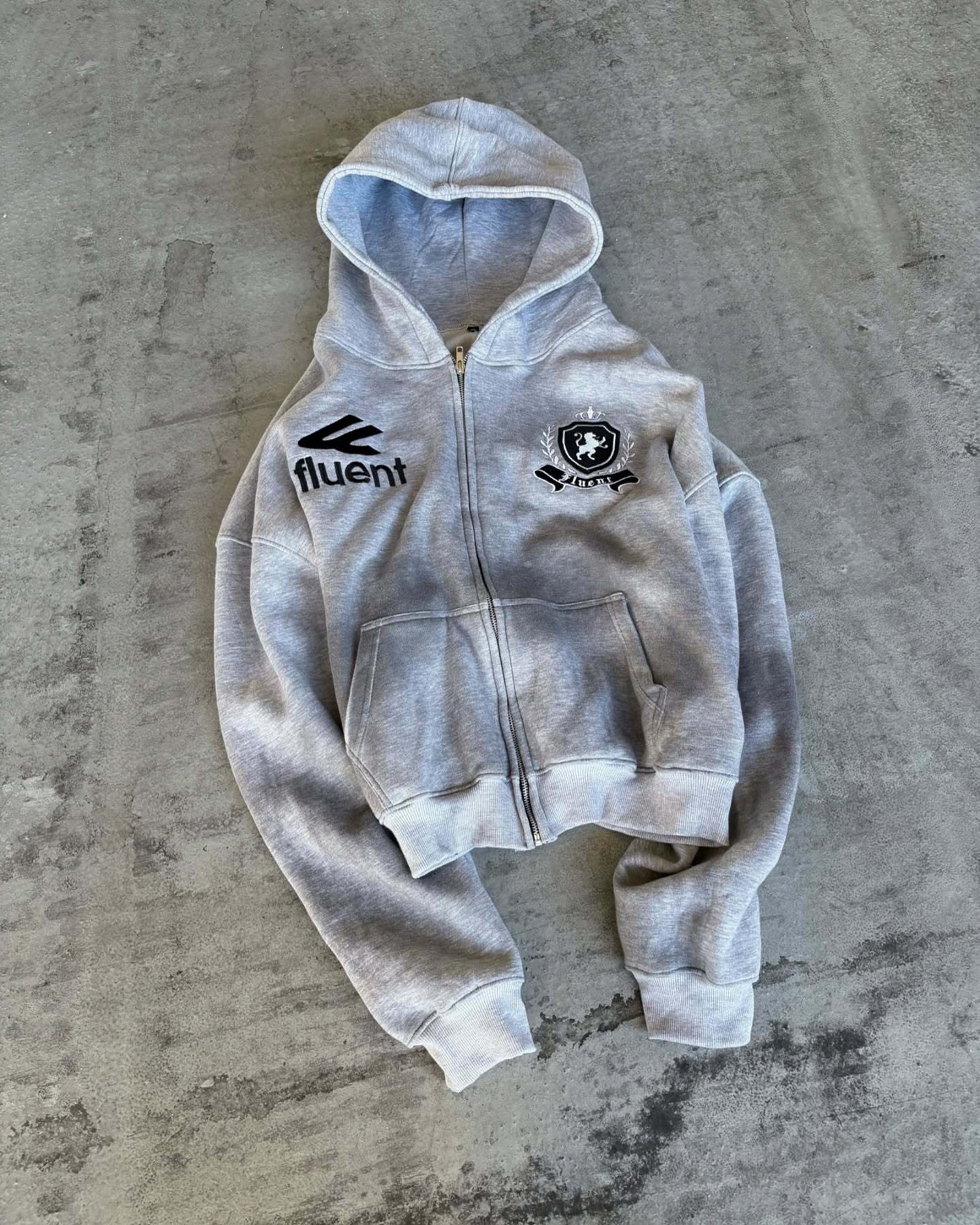 European and American hooded sweatshirt new autumn and winter warm fashion zipper cardigan hooded unisex sweatshirt jacket - Image 7