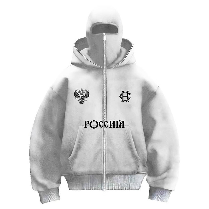 Cross-border trendy brand plus velvet double hood unique design hooded sweatshirt autumn and winter new men and women same style loose Y2K sweatshirt - Image 6