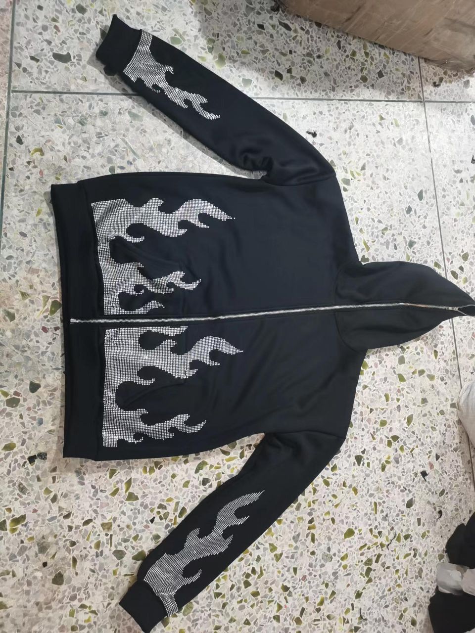 2022 foreign trade cross-border new style European and American ins women's clothing autumn and winter Y2K butterfly print loose hoodie sweatshirt