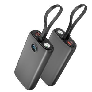 Laptop Power Bank with Built-In Cable