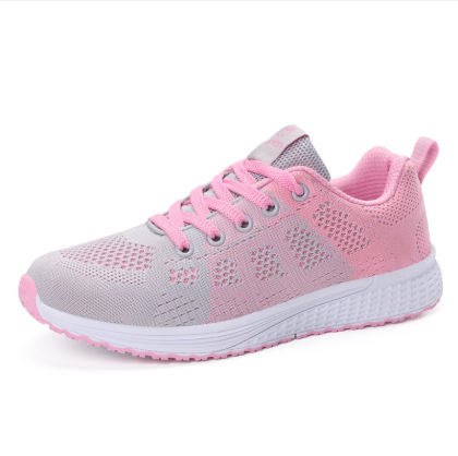 2024 new air cushion shoes casual running shoes flying woven sports shoes Korean version student mesh women's shoes 1727 cross-border - Image 10