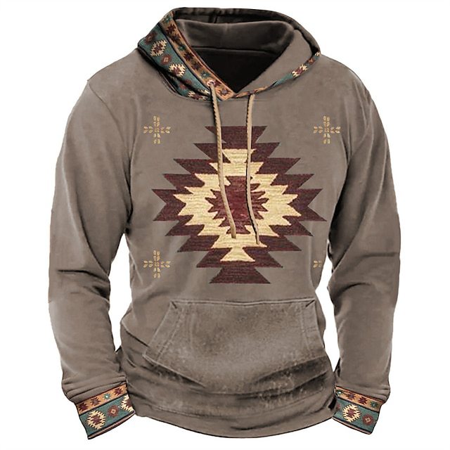 2023 new autumn European and American style sweatshirt retro 3D digital printing men's street trend hoodie top - Image 10
