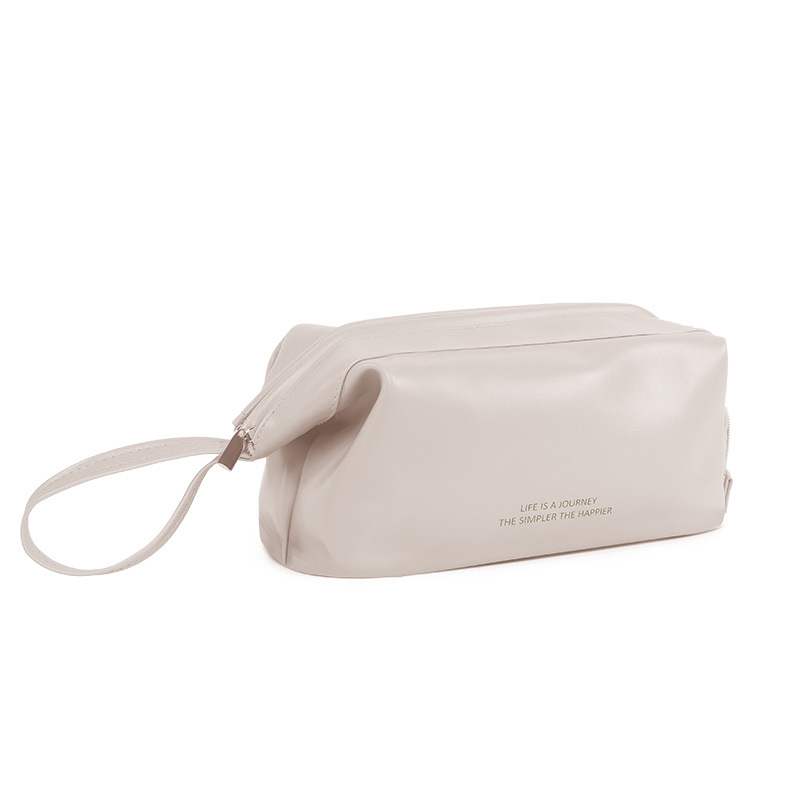 double-layer portable cosmetic bag large-capacity portable business travel storage bag - Image 2