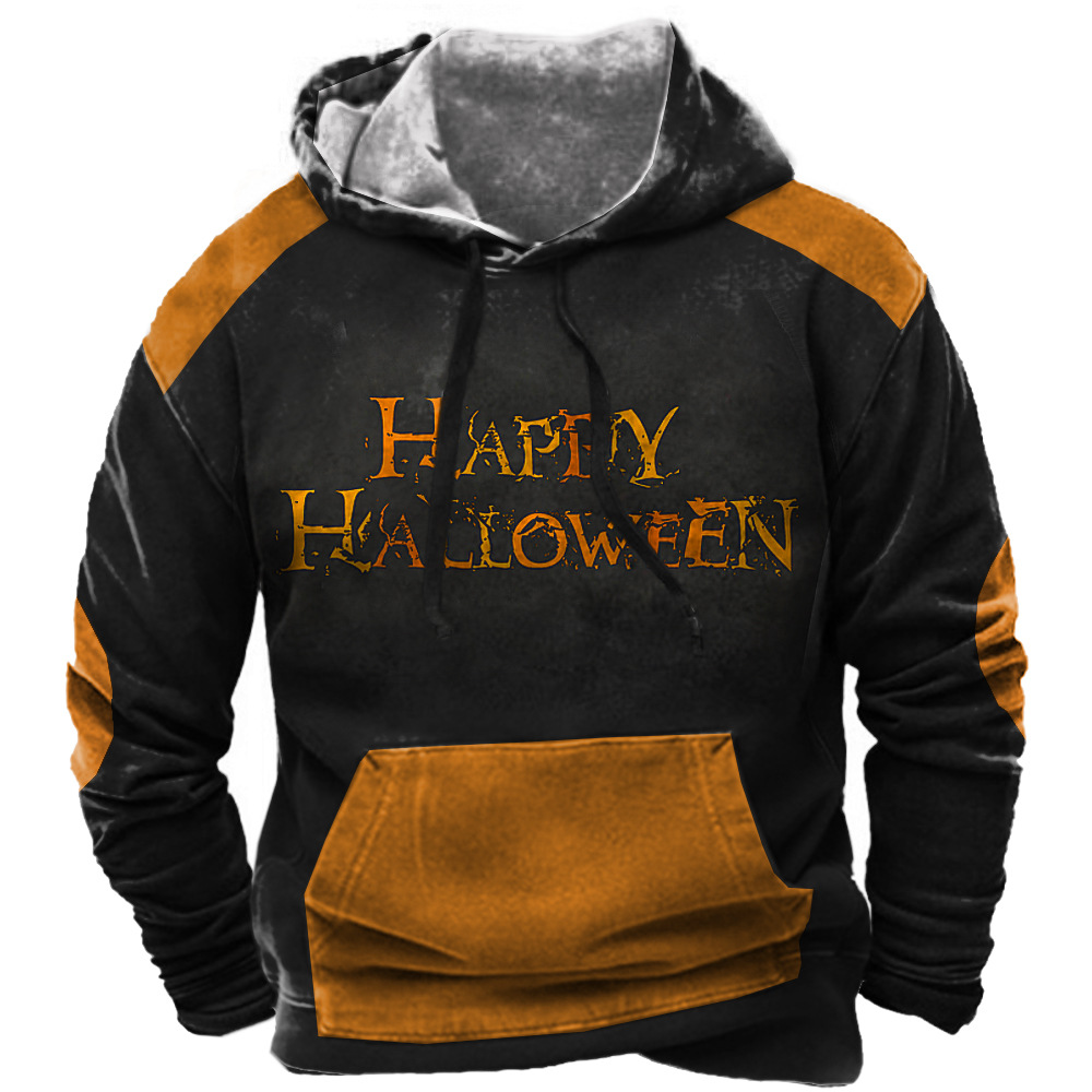 2023 new autumn European and American style sweatshirt retro 3D digital printing men's street trend hoodie top - Image 14