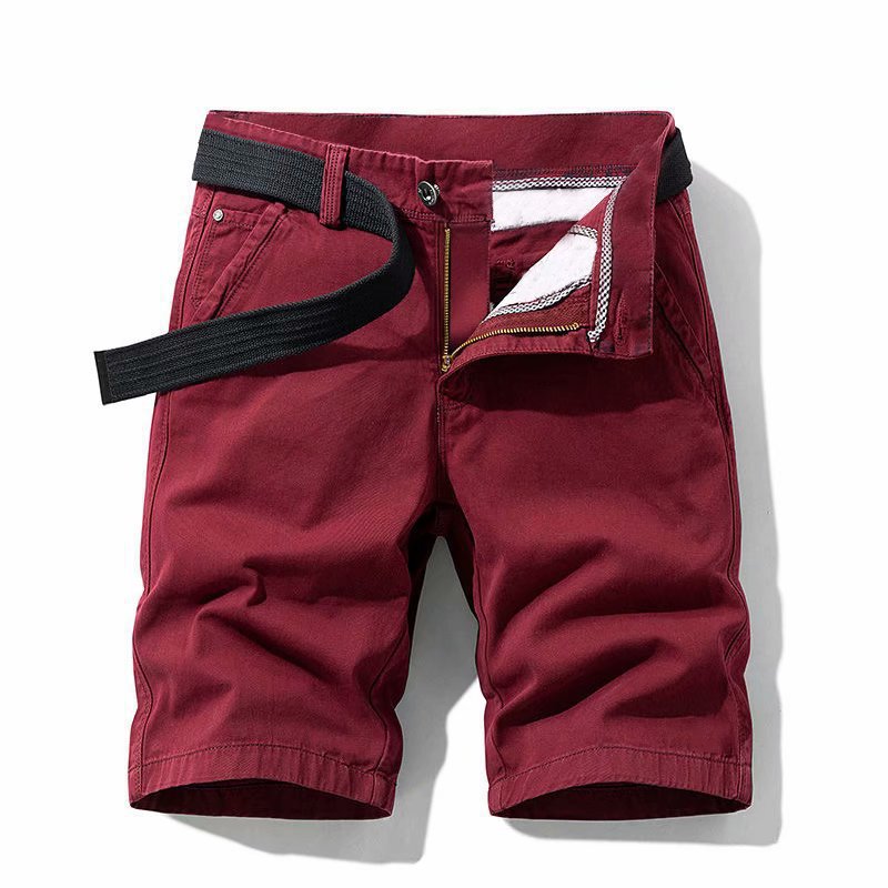 Wholesale summer trend men's five-point pants men's workwear casual shorts color washed beach pants 5 - Image 10