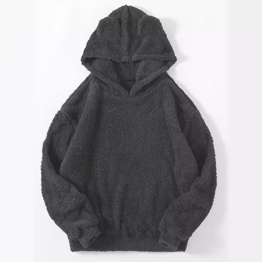 Amazon EBAY 2025 European and American cross-border autumn and winter new style plush rabbit ear hooded sweater sweater sweatshirt - Image 4