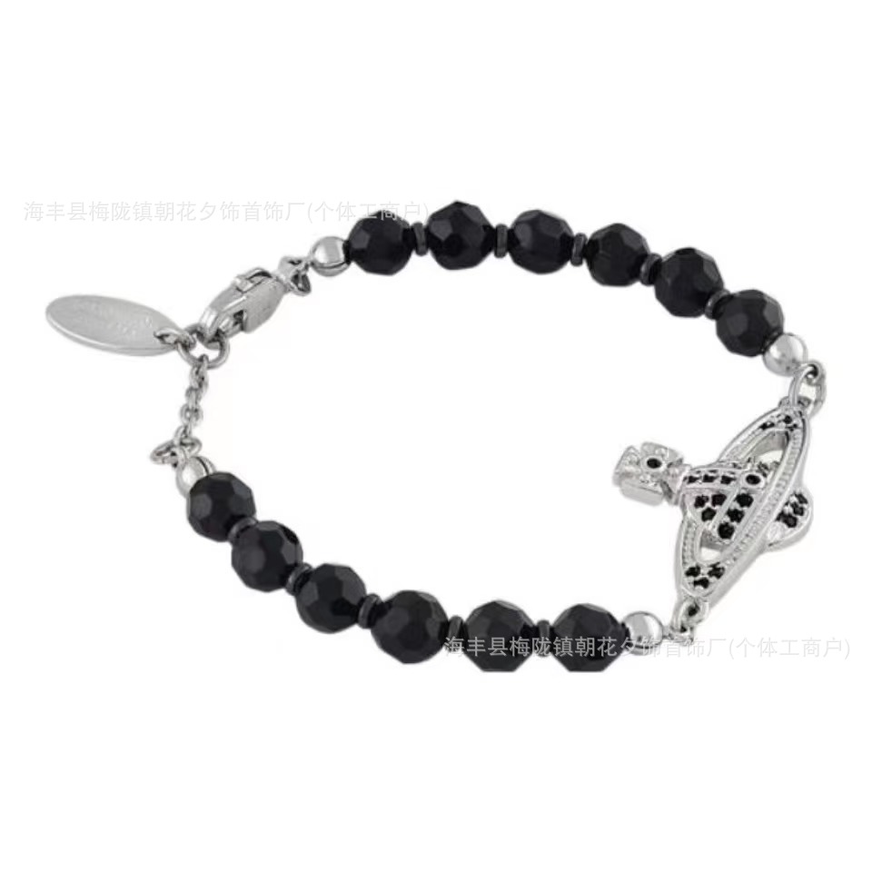 Classic Vivienne Westwood Saturn Pearl Necklace, High-End Version, Full Diamond Inlay, Swarovski Glass Pearl Chain, Women's Style, Nana's Style - Image 14