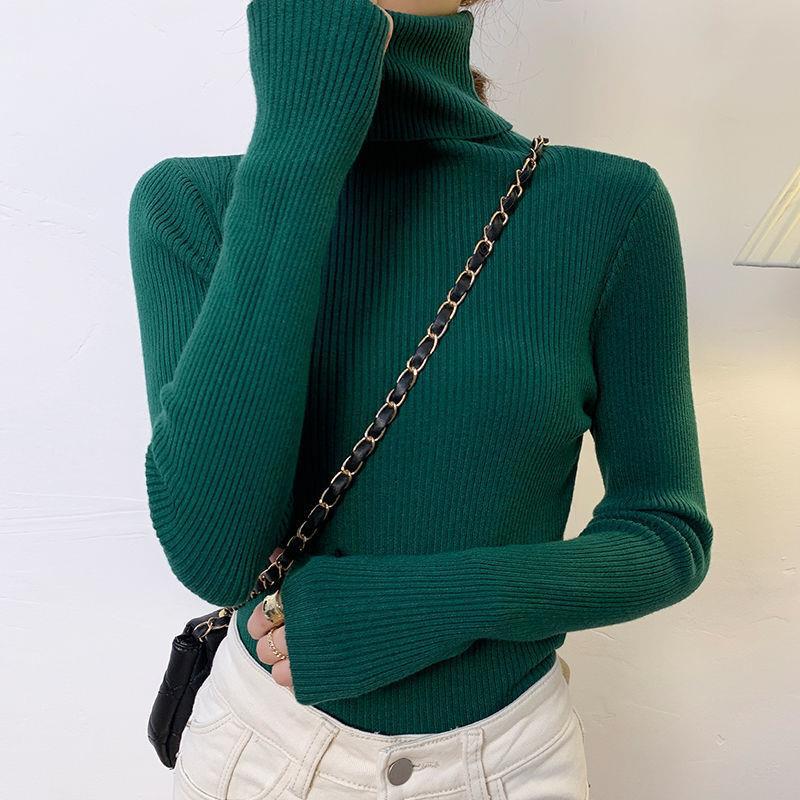 Dalang sweater factory direct sale large size turtleneck sweater women's new autumn and winter pullover long-sleeved bottoming shirt women's knitted sweater - Image 10