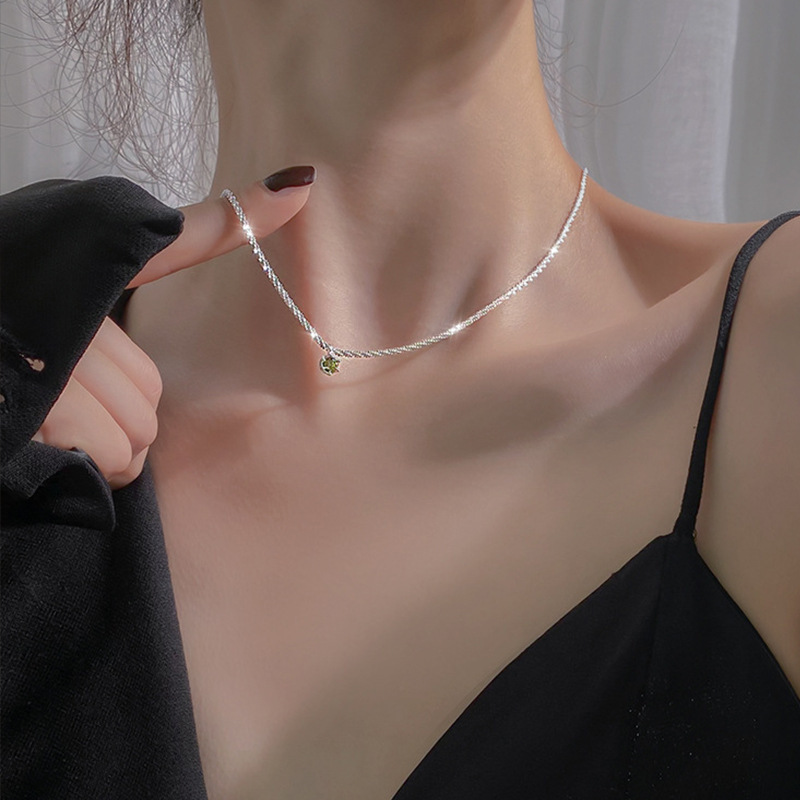 Cross-border minimalist women's necklace, Instagram style, starry sky, cool and niche design, clavicle chain, jewelry accessories wholesale. - Image 3