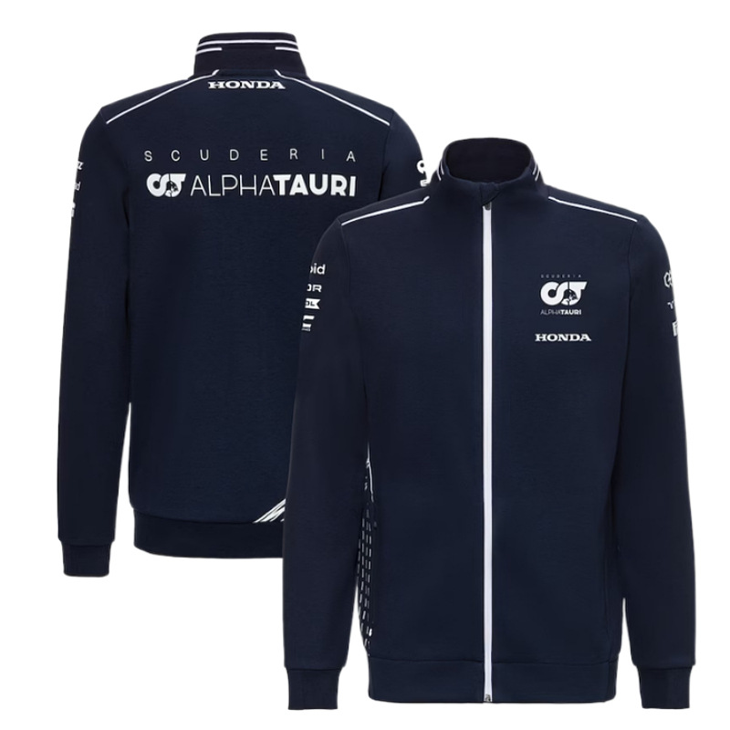 Cross-border new F1 peripheral racing suit fleece sweatshirt team long-sleeved stand-up collar warm sports cycling off-road sweatshirt - Image 6