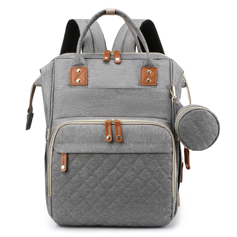 Cross-border integrated bed bag mommy bag multifunctional mother and baby bag fashionable large-capacity portable ladies mommy bag - Image 9
